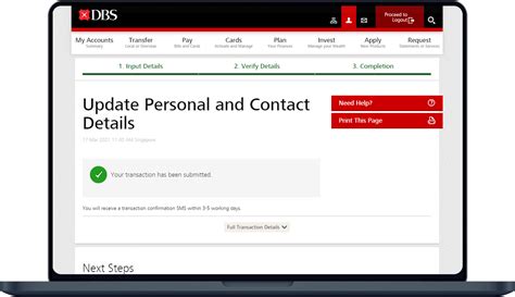 dbs internet login|Update Personal Particulars .